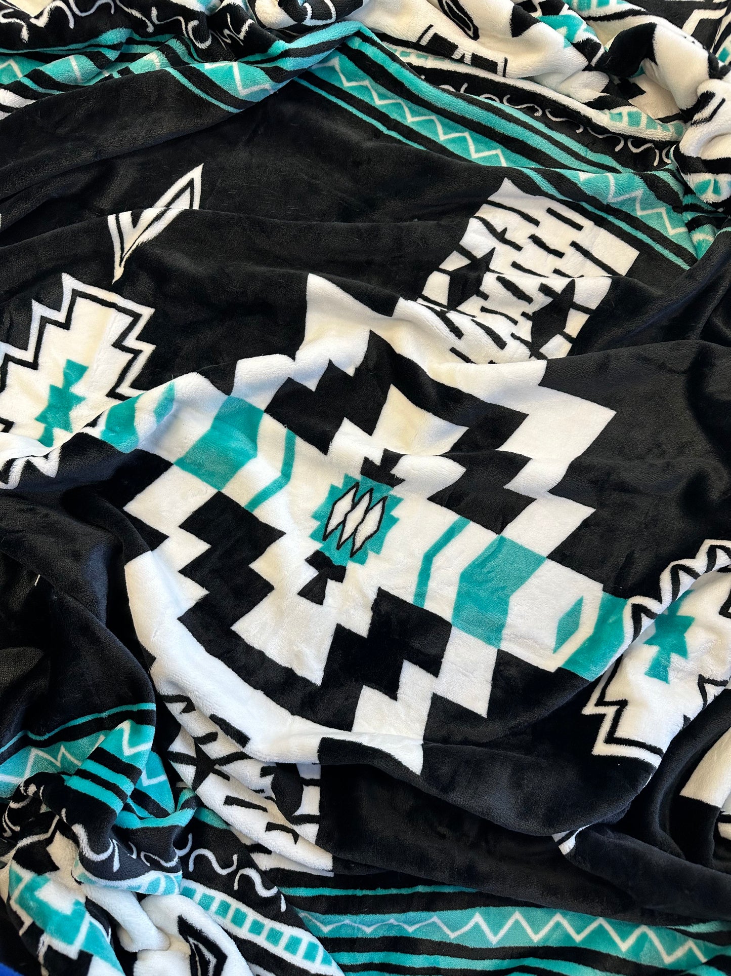 Mint Southwest Aztec Blanket