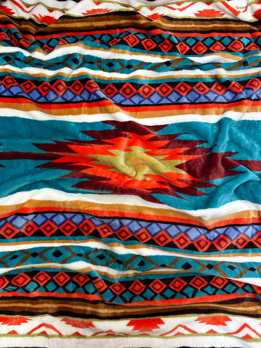 Firebird Southwest Aztec Flannel Blanket