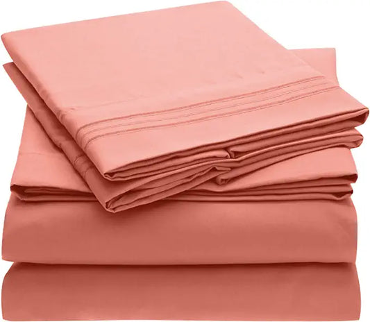 2100 Series Sally Collection Full Size Sheet Set (4PC)