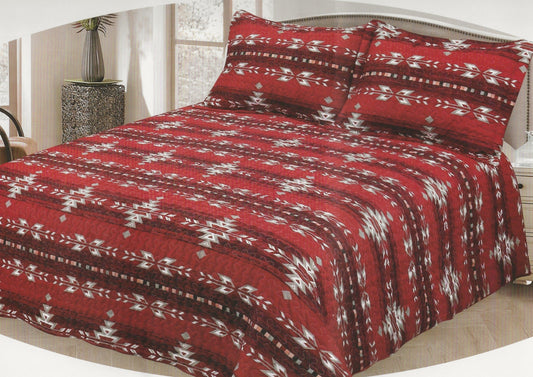 Red Southwestern Quilt