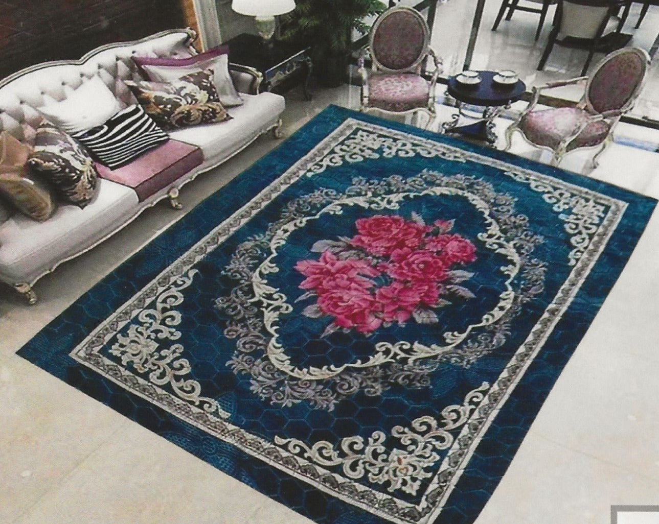 Dark Green Rug In A Bag