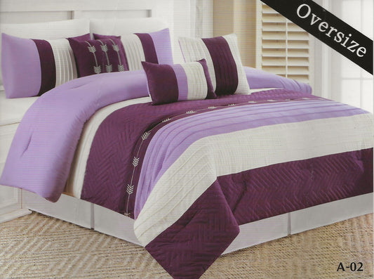 Purple Patchwork Comforter