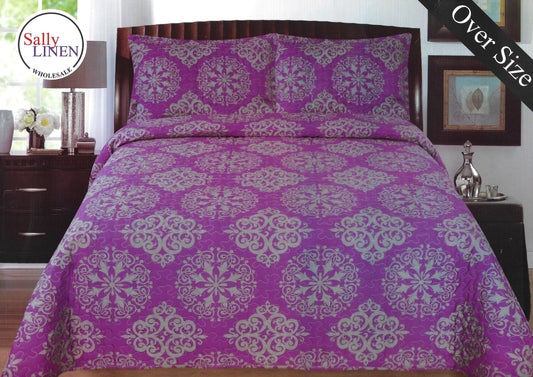 Purple Floral Quilt