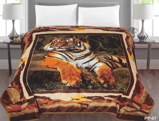 Tiger Flannel Blanket
