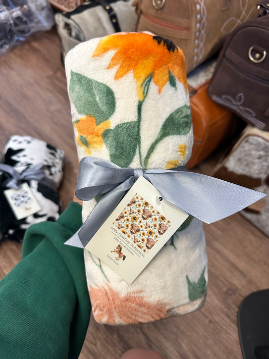 Highland Cow Baby Blanket - 80CM x 100CM