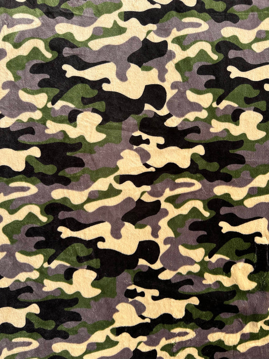 Army Camouflage Flannel Blanket