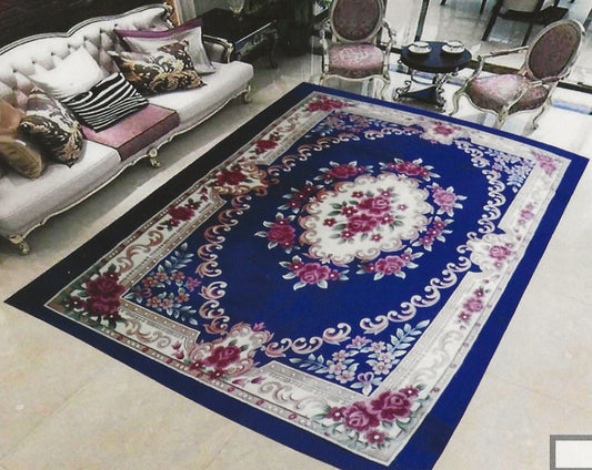 Royal Blue Rug In A Bag
